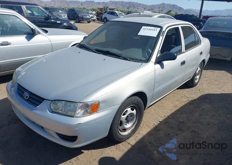 2002 Toyota Corolla Ce/Le/S из США, поврежденный, VIN 1NXBR12E52Z615504